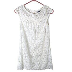 Emmelee Women Dress size S White Bohemian Lace Romantic Regency Lined Party NYC